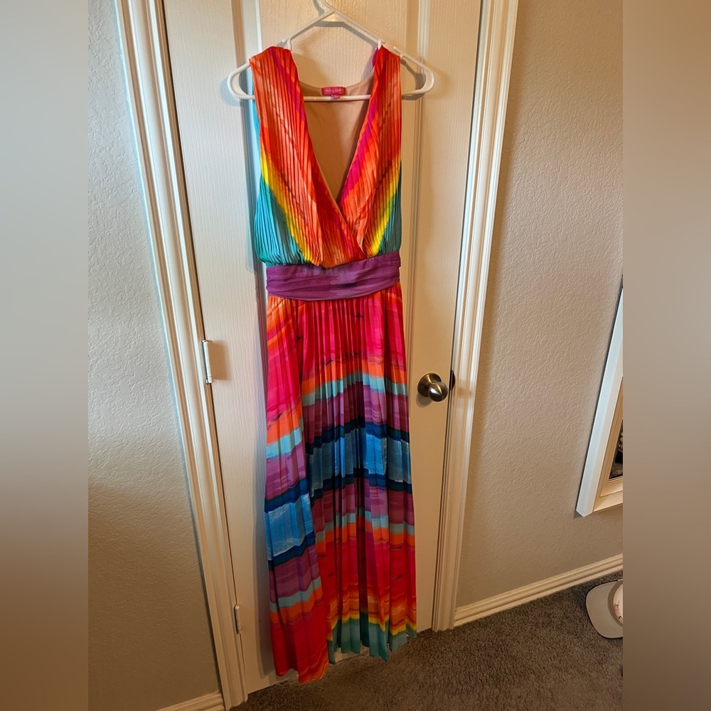 Flying Tomato Pink and Orange Dress